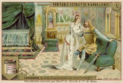 Escena de la ópera Lohengrin de Richard Wagner de European School